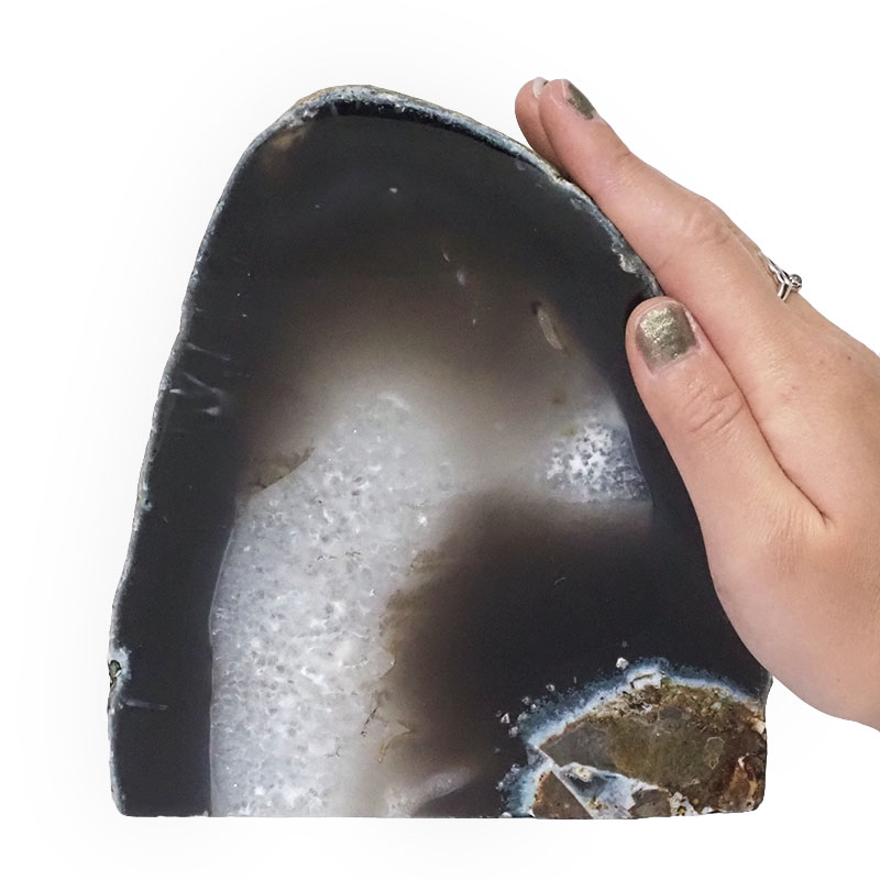 2.69kg Natural Agate Crystal Lamp with LED Bulb N1477 5 Natural Agate Crystal Lamp with LED Bulb N1477 | Himalayan Salt Factory