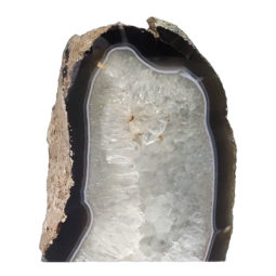 Natural Agate Crystal Lamp with LED Bulb N1478 | Himalayan Salt Factory