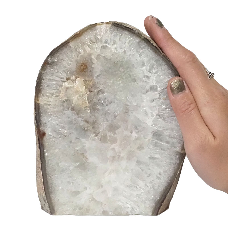 2.43kg Natural Agate Crystal Lamp with LED Bulb N1482 5 Natural Agate Crystal Lamp with LED Bulb N1482 | Himalayan Salt Factory