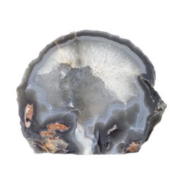 Natural Agate Crystal Lamp with LED Bulb N1485 | Himalayan Salt Factory