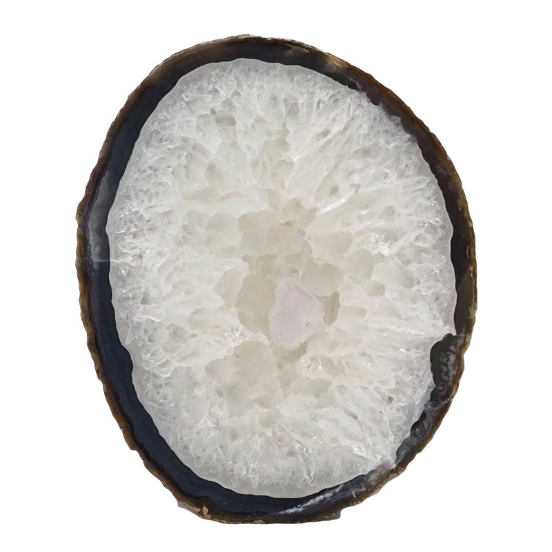 1.91kg Natural Agate Polished Slab Plate N1471 3 Natural Agate Polished Slab Plate N1471 | Himalayan Salt Factory