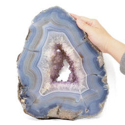 Natural Amethyst Slice DS1673 | Himalayan Salt Factory