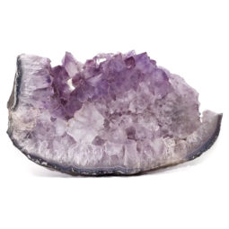 Natural Amethyst Slice Half DS1674 | Himalayan Salt Factory