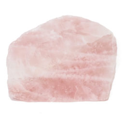 Natural Rose Quartz Polished Slab Plate S1038 | Himalayan Salt Factory
