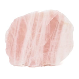 Natural Rose Quartz Polished Slab Plate S1039 | Himalayan Salt Factory