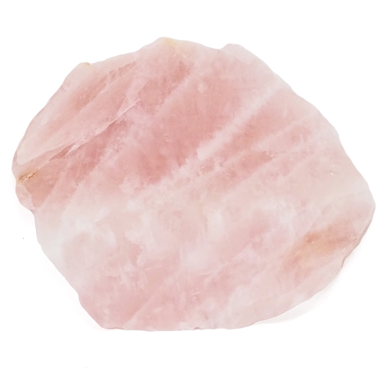 1.47kg Natural Rose Quartz Polished Slab Plate S1040 5 Natural Rose Quartz Polished Slab Plate S1040 | Himalayan Salt Factory