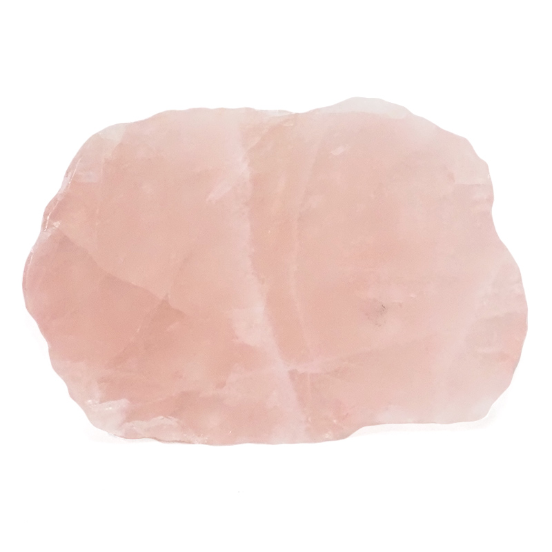 1.23kg Natural Rose Quartz Polished Slab Plate S1041 5 Natural Rose Quartz Polished Slab Plate S1041 | Himalayan Salt Factory