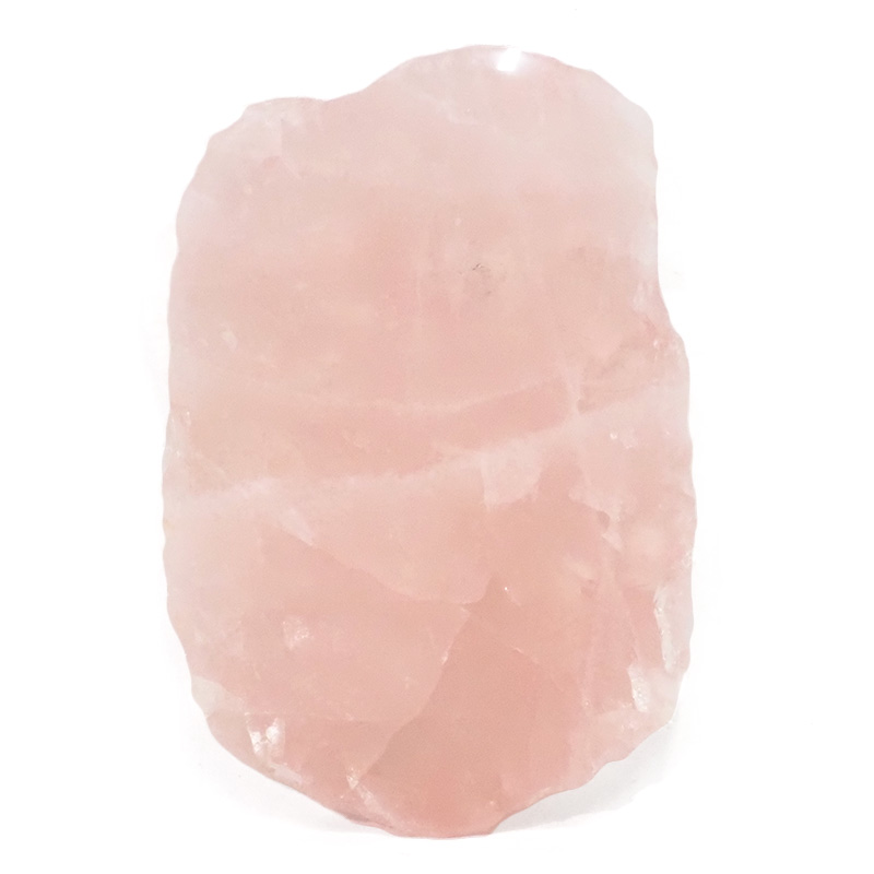 1.23kg Natural Rose Quartz Polished Slab Plate S1041 3 Natural Rose Quartz Polished Slab Plate S1041 | Himalayan Salt Factory