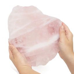 1.53kg Natural Rose Quartz Polished Slab Plate S1043 6 Natural Rose Quartz Polished Slab Plate S1043 | Himalayan Salt Factory