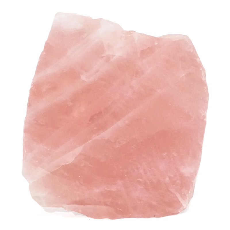 1.23kg Natural Rose Quartz Polished Slab Plate S1045 3 Natural Rose Quartz Polished Slab Plate S1045 | Himalayan Salt Factory