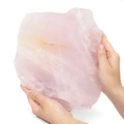 1.83Natural Rose Quartz Polished Slab Plate S1047 6 Natural Rose Quartz Polished Slab Plate S1047 | Himalayan Salt Factory