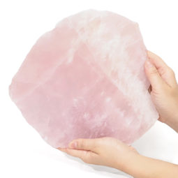 2.25kg Natural Rose Quartz Polished Slab Plate S1048 6 Natural Rose Quartz Polished Slab Plate S1048 | Himalayan Salt Factory