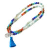 108 Prayer Beads Amazonite and Gemstones Tree of life | Himalayan Salt Factory