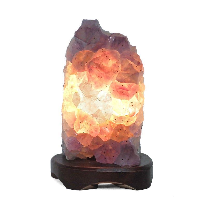 2.65kg Amethyst Crystal Lamp DK364 4 2.65kg Amethyst Crystal Lamp DK364 | Himalayan Salt Factory