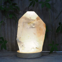 1.80kg Large Natural Clear Quartz Point Lamp on LED Base Large DK293 12 1.80kg Large Natural Clear Quartz Point Lamp on LED Base Small DK293 | Himalayan Salt Factory