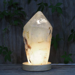 1.86kg Large Natural Clear Quartz Point Lamp on LED Base Large DK294 12 1.86kg Large Natural Clear Quartz Point Lamp on LED Base Small DK294 | Himalayan Salt Factory