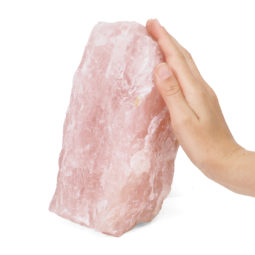 4.98kg Large Rose Quartz Rough J1768 | Himalayan Salt Factory