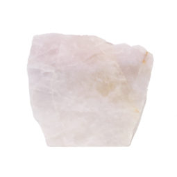 1.24kg Natural Rose Quartz Slab Self Stand J1780 | Himalayan Salt Factory