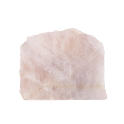 1.73kg Natural Rose Quartz Slab Self Stand J1783 | Himalayan Salt Factory