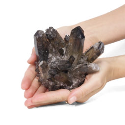 0.63kg Smoky Quartz Crystal Cluster DK268 | Himalayan Salt Factory
