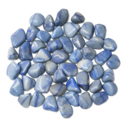 1kg Blue Quartz Tumbled Stone (2cm-3cm) Parcel | Himalayan Salt Factory