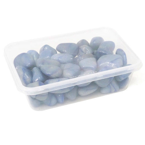 1kg Blue Quartz Tumbled Stone (2cm-3cm) Parcel | Himalayan Salt Factory