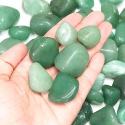 1kg Green Quartz Tumbled Stone (2cm-3cm) Parcel | Himalayan Salt Factory