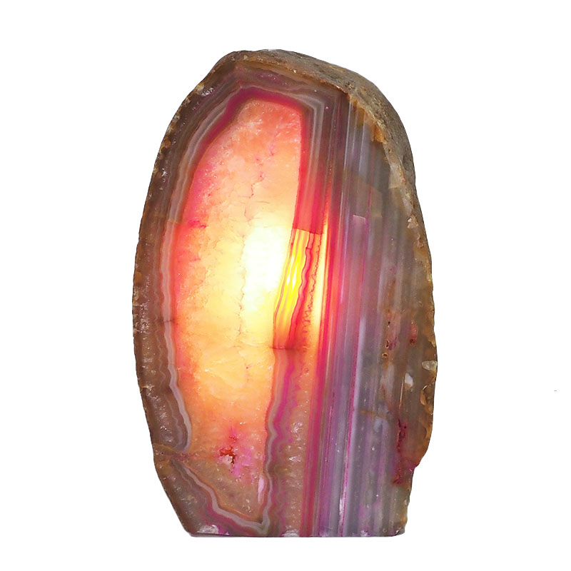2.88kg Agate Crystal Lamp N1595 4 Agate Crystal Lamp N1595 | Himalayan Salt Factory