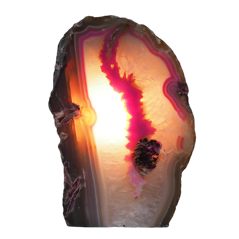 2.33kg Agate Crystal Lamp N1605 4 Agate Crystal Lamp N1605 | Himalayan Salt Factory