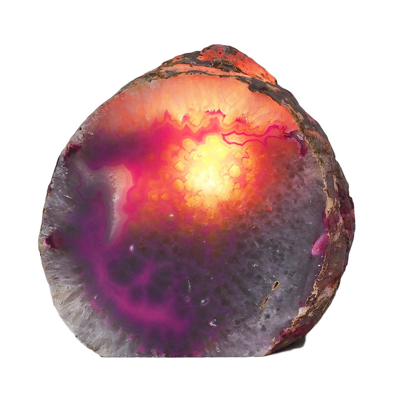 2.89kg Agate Crystal Lamp N1610 4 Agate Crystal Lamp N1610 | Himalayan Salt Factory