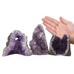 Amethyst Crystal Geode Specimen Set DN1366 | Himalayan Salt Factory