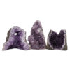 2.13kg Amethyst Crystal Geode Specimen Set 3 Pieces DN1366 2 Amethyst Crystal Geode Specimen Set DN1366 | Himalayan Salt Factory