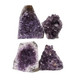 Amethyst Crystal Geode Specimen Set DN1367 | Himalayan Salt Factory