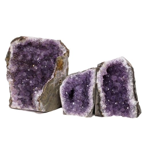 Amethyst Crystal Geode Specimen Set DN1374 | Himalayan Salt Factory