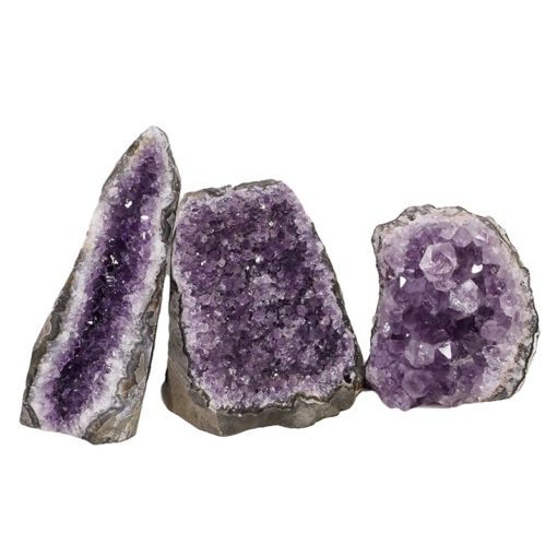 Amethyst Crystal Geode Specimen Set DN1376 | Himalayan Salt Factory