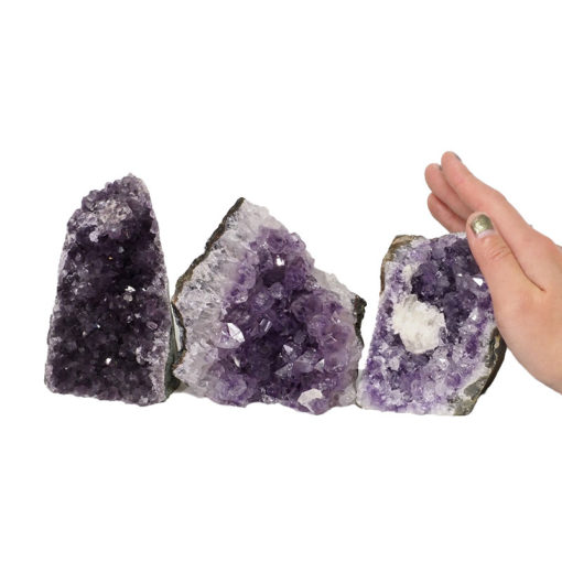 Amethyst Crystal Geode Specimen Set DN1379 | Himalayan Salt Factory