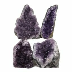 Amethyst Crystal Geode Specimen Set DN1382 | Himalayan Salt Factory