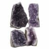 2.14kg Amethyst Crystal Geode Specimen Set 4 Pieces DN1390 1 Amethyst Crystal Geode Specimen Set DN1390 | Himalayan Salt Factory
