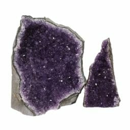 Amethyst Crystal Geode Specimen Set DN1392 | Himalayan Salt Factory