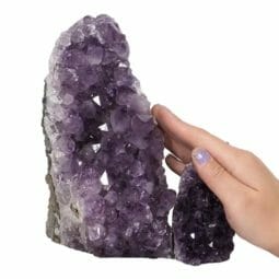 2.65kg Amethyst Crystal Geode Specimen Set 2 Pieces DN1397 5 Amethyst Crystal Geode Specimen Set DN1397 | Himalayan Salt Factory