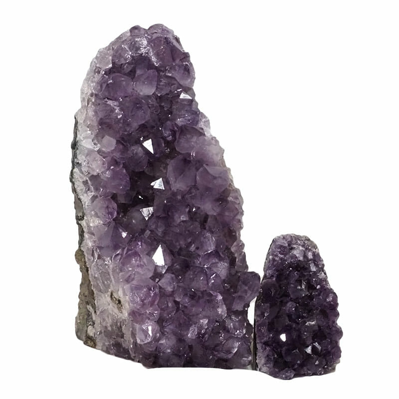2.65kg Amethyst Crystal Geode Specimen Set 2 Pieces DN1397 3 Amethyst Crystal Geode Specimen Set DN1397 | Himalayan Salt Factory
