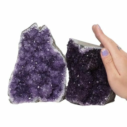 Amethyst Crystal Geode Specimen Set DN1403 | Himalayan Salt Factory