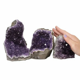 Amethyst Crystal Geode Specimen Set DN1411 | Himalayan Salt Factory