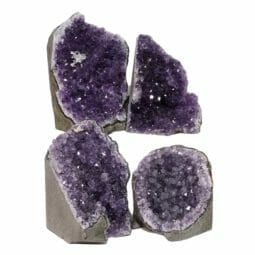 Amethyst Crystal Geode Specimen Set DN1426 | Himalayan Salt Factory