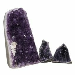 Amethyst Crystal Geode Specimen Set DN1433 | Himalayan Salt Factory