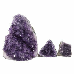 Amethyst Crystal Geode Specimen Set DN1434 | Himalayan Salt Factory
