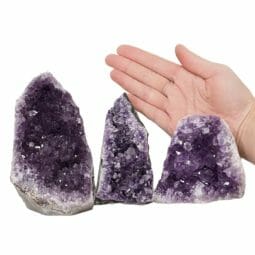Amethyst Crystal Geode Specimen Set DN1435 | Himalayan Salt Factory