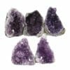 2.18kg Amethyst Crystal Geode Specimen Set 5 Pieces DN1437 2 Amethyst Crystal Geode Specimen Set DN1437 | Himalayan Salt Factory