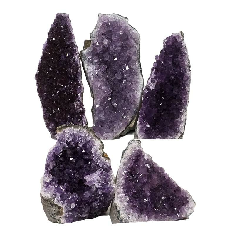 2.13kg Amethyst Crystal Geode Specimen Set 5 Pieces DN1447 3 Amethyst Crystal Geode Specimen Set DN1447 | Himalayan Salt Factory