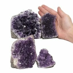 Amethyst Crystal Geode Specimen Set DN1450 | Himalayan Salt Factory